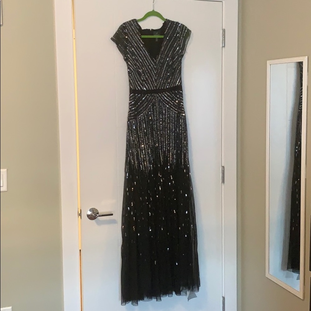 Long sequin gown